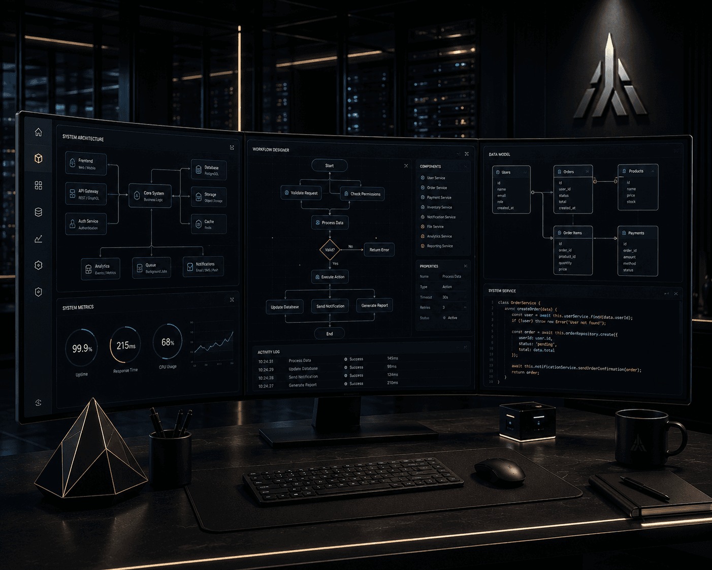 Custom Digital Systems by ARHYEN